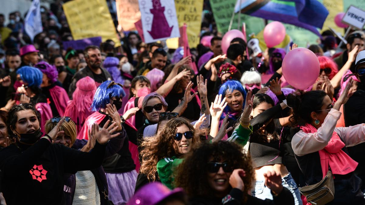 Manifestación contra el desalojo de La Invisible del pasado sábado.