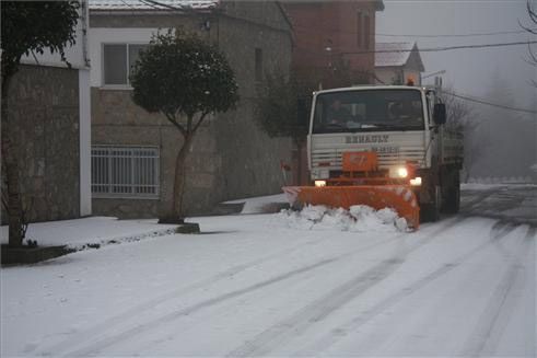 Nieve en el norte de Extremadura