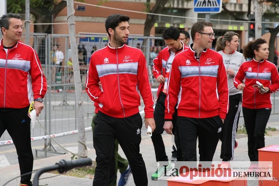 Media Maratón de Murcia: grupos y corredores