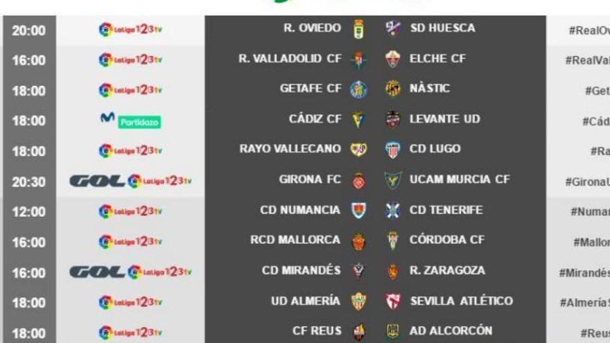 El Elche jugará en Valladolid el día 22 de abril a las 16 horas