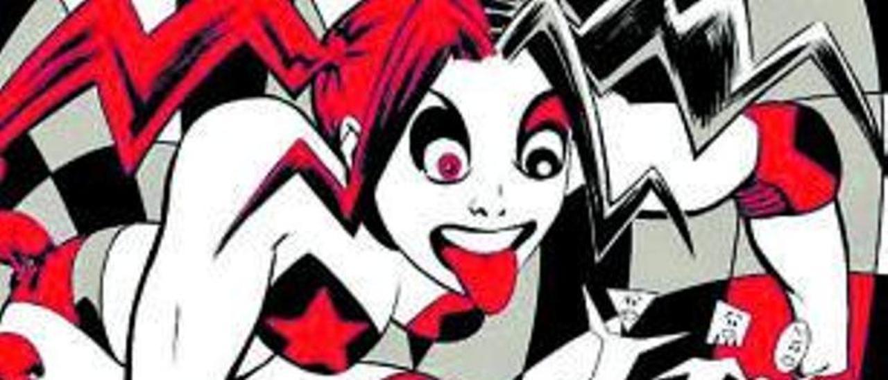 Viñeta de ‘Vida y muerte de Harley Quinn’. | | ECC