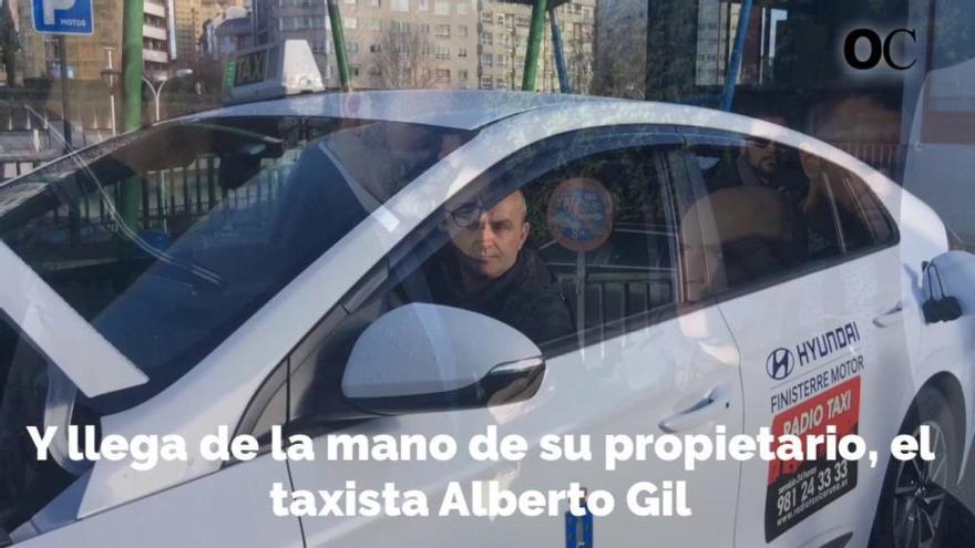 El primer taxi eléctrico de A Coruña ya está aquí