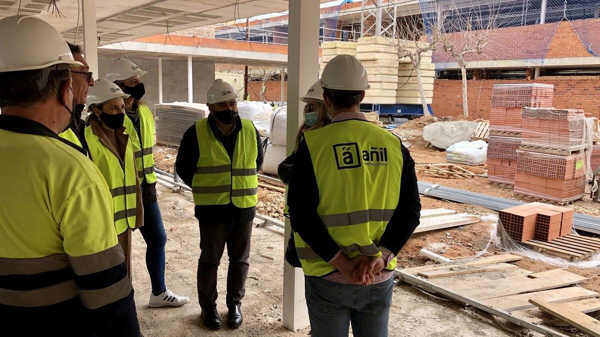 Obras en Almassora en el colegio Embajador Beltrán.