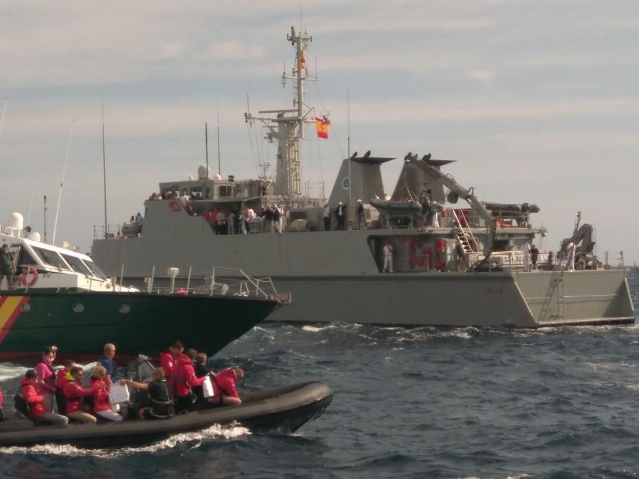 La salida de la Vuleta al Mundo a Vela, resumida en imágenes.