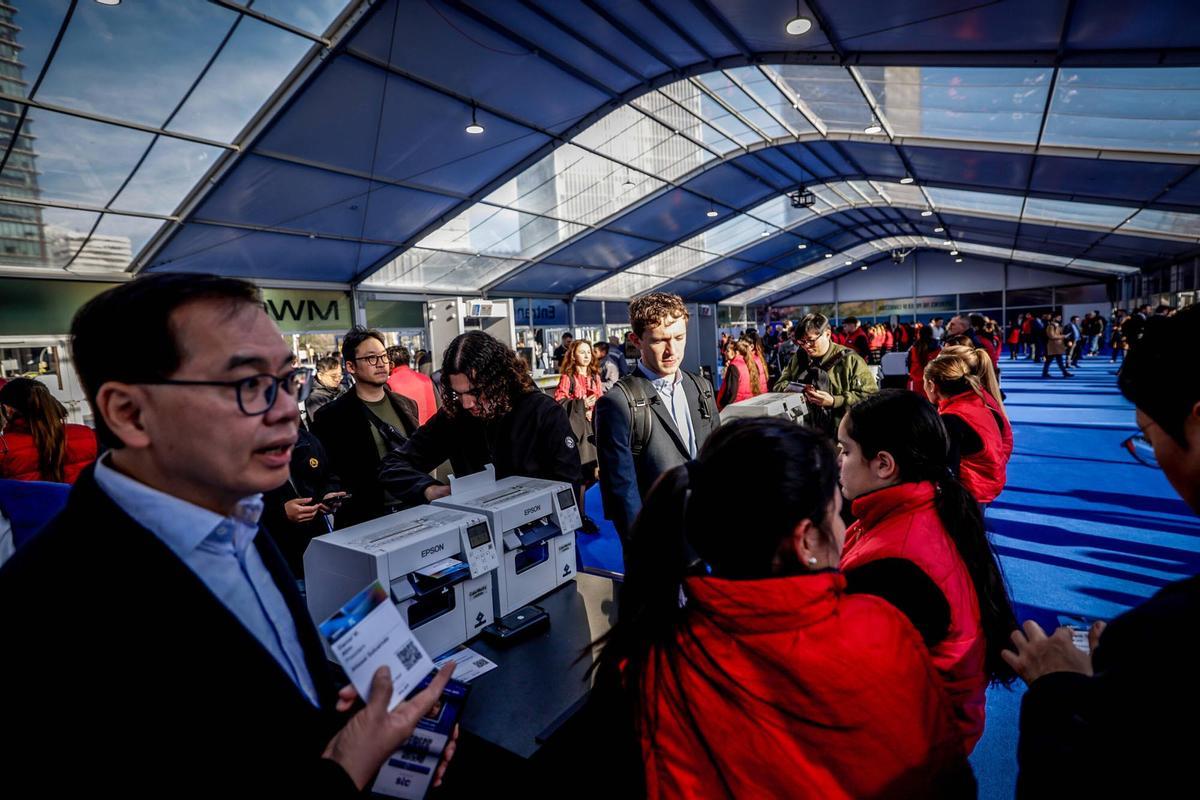 Inauguración del Mobile World Congress en la Fira de Barcelona