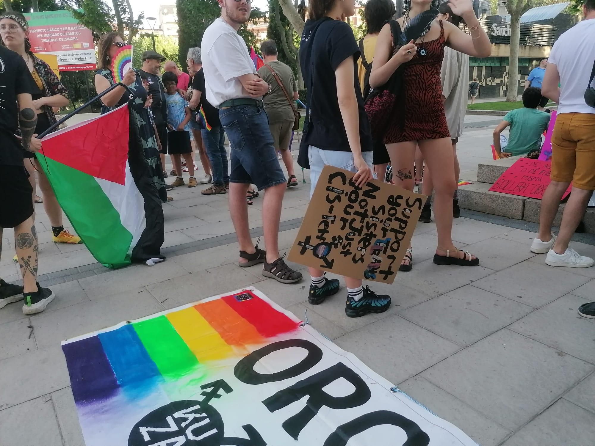 Primera manifestación del Orgullo LGTBIQ+ en Zamora