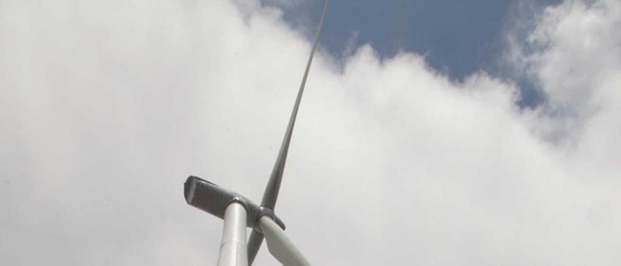 Aerogeneradores de Chao de Grallas, en Villanueva de Oscos.