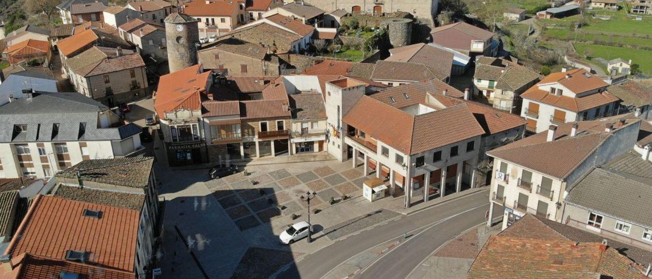 Plaza Mayor de Alcañices.