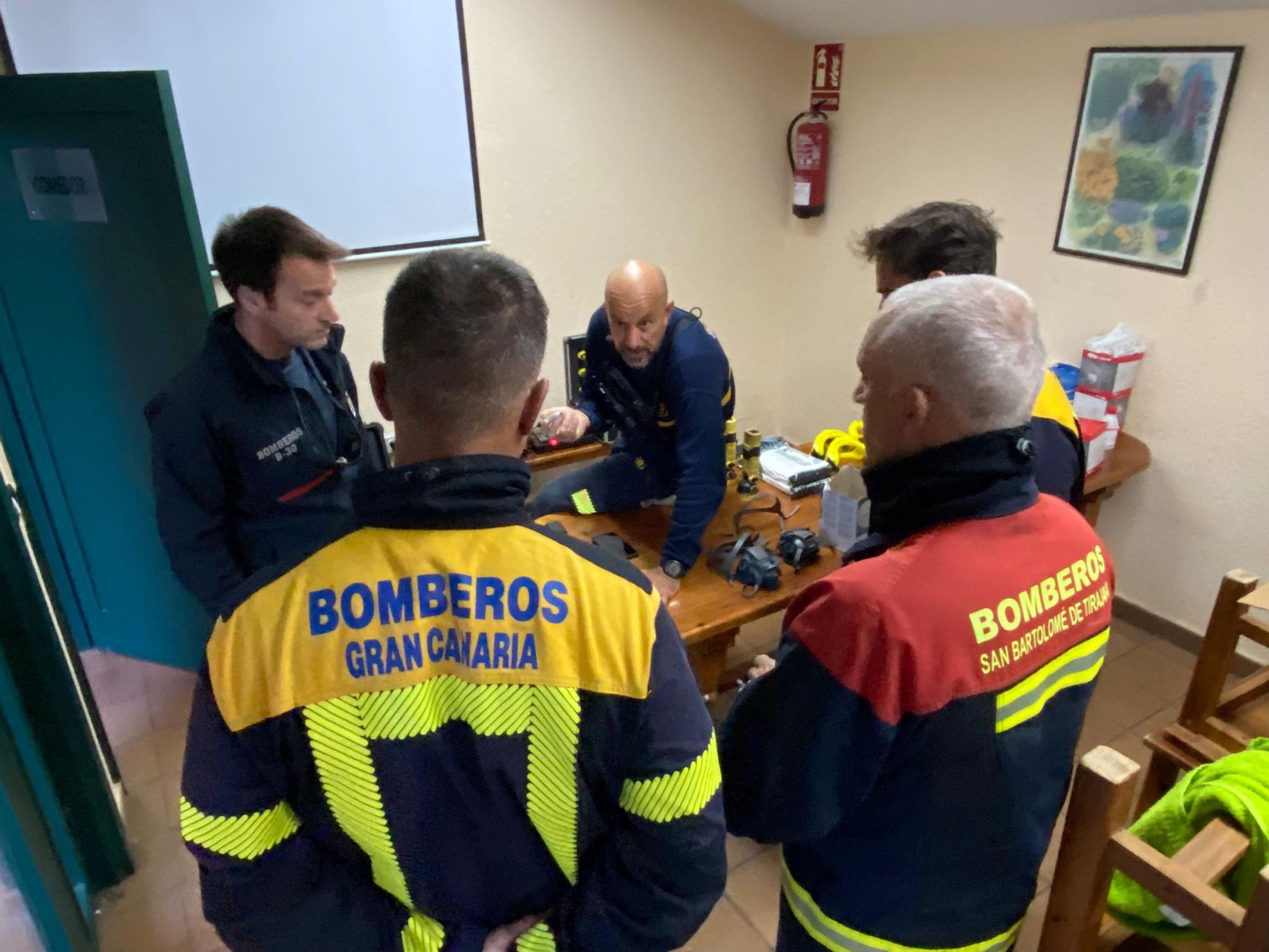 Archivo: Actuación de Bomberos de Gran Canaria en el volcán de La Palma