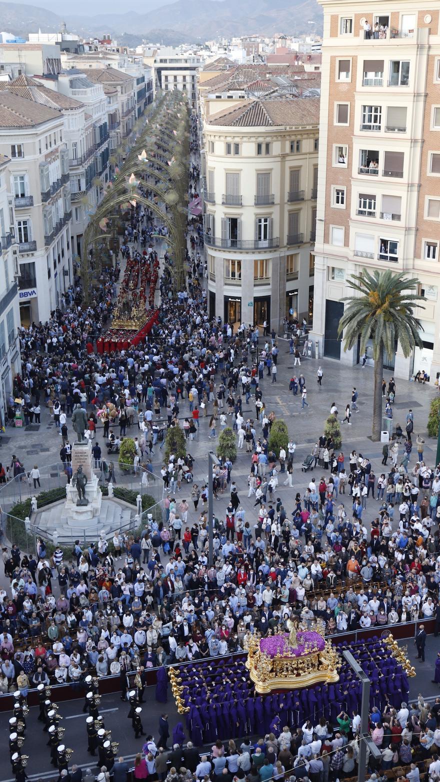 Fotos de las procesiones de la Magna de Málaga