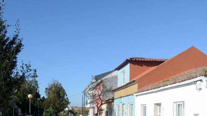 El barrio de As Laxes va a ser remodelado para modernizar sus espacios públicos. // Noé Parga