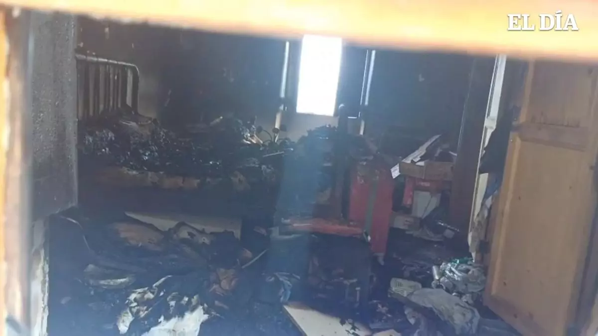 Una pareja muere en el incendio de una vivienda en Tenerife