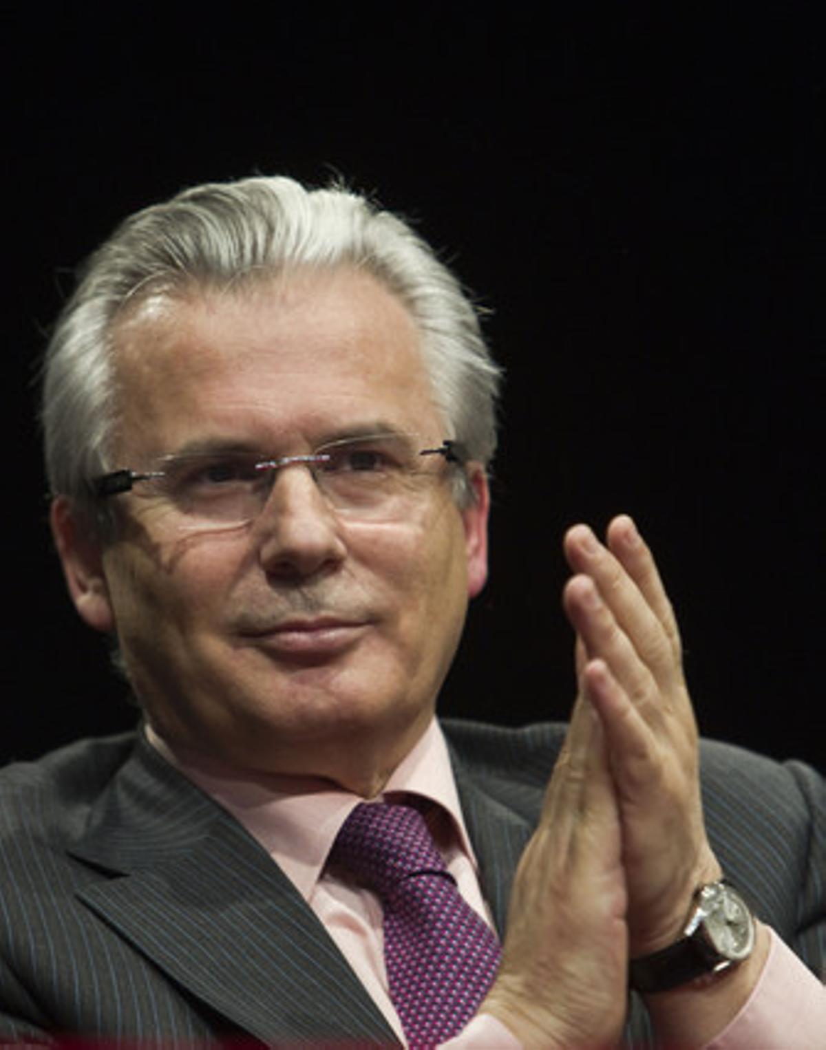 Garzón, en un acte a Paterna (València) en què se li va concedir el Premi als Valors, el mes de gener passat. Garzón, en un acte a Paterna (València) en què se li va concedir el Premi als Valors, el mes de gener passat.