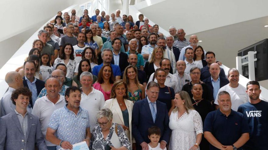 El acto de entrega de las ayudas celebrado el año pasado. | FERNANDO RODRÍGUEZ