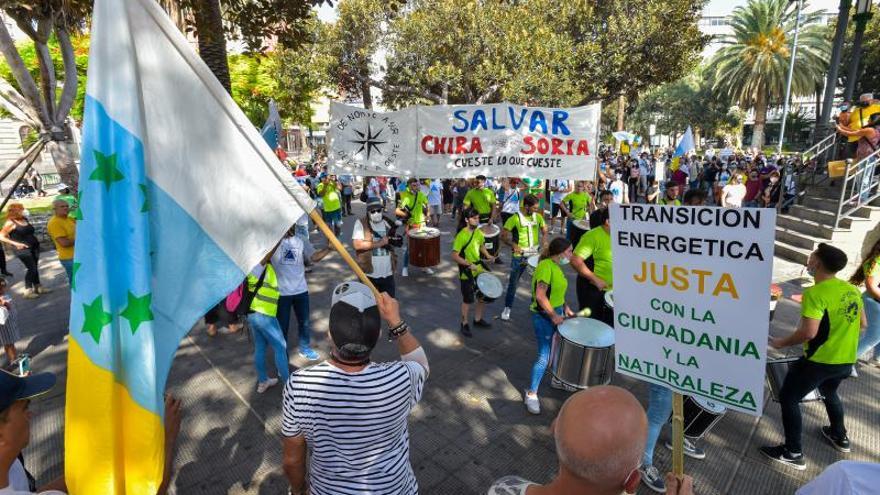 Manifestación contra Chira-Soria