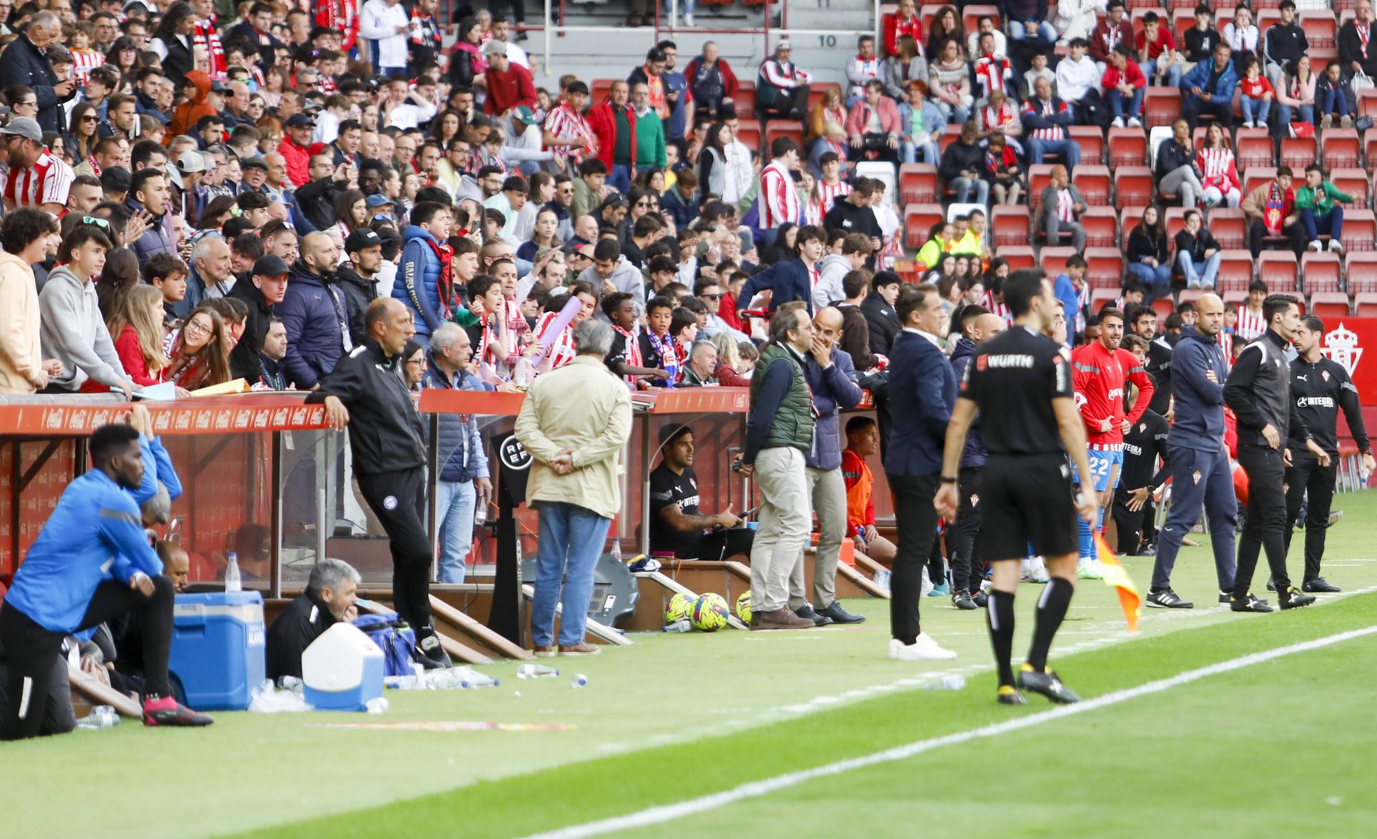 Así fue el encuentro entre el Sporting y el Alavés