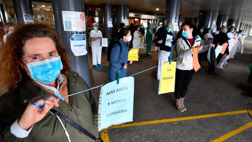 La Xunta pide disculpas por el bono de 250 euros para los sanitarios: &quot;Se explicó mal&quot;