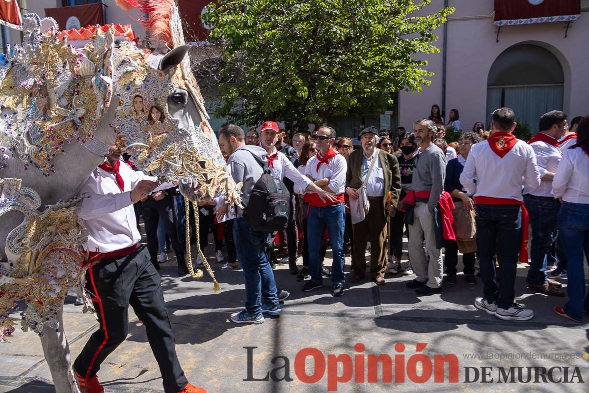 Recorrido Caballos del Vino día dos de mayo en Caravaca