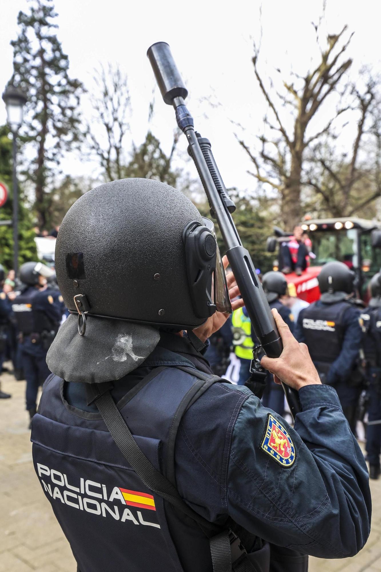 Así fue la protesta agrícola y ganadera convocada en Oviedo