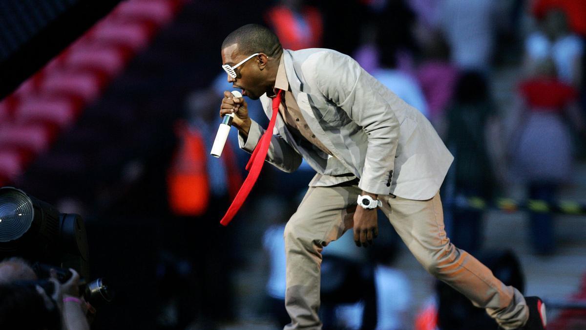 Kanye West en Londres en 2007.