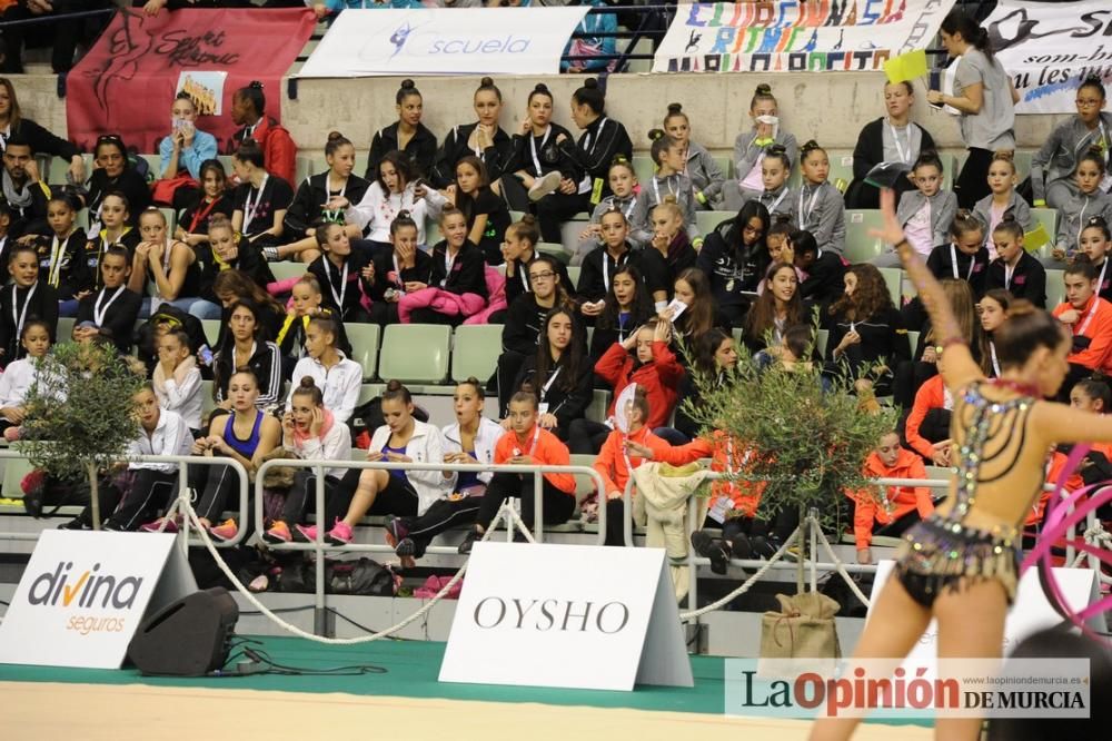 El Campeonato de España arranca en el Palacio de los Deportes con el Rítmica Pozuelo, Ruth Ritmo, Calpe, Praxis y Mabel como líderes