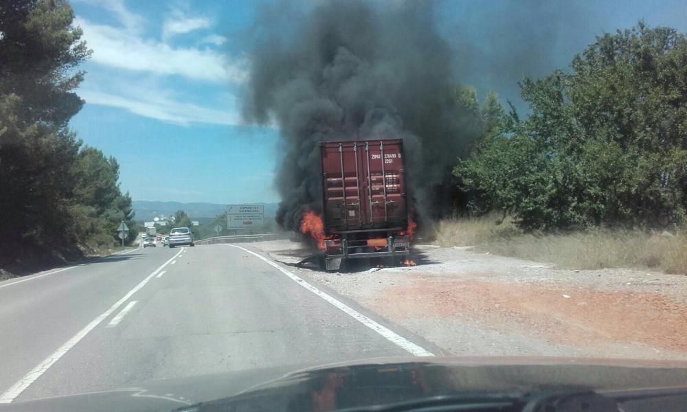 Incendio en Vilafamés