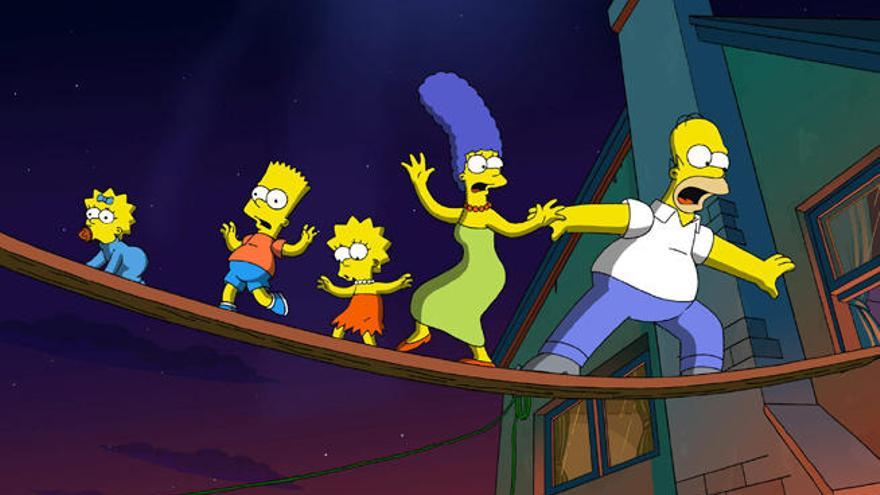 Fotograma del primer largometraje de ´Los Simpsons´.