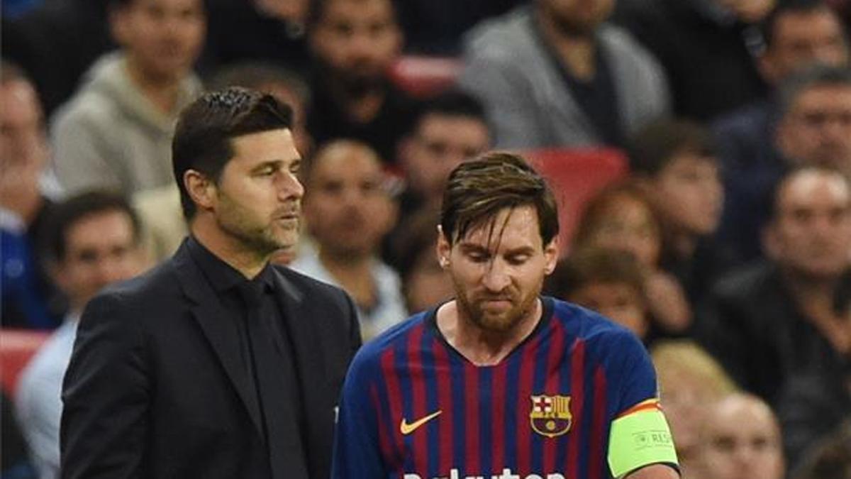 Pochettino no habló sobre Messi en la previa del Barça - PSG