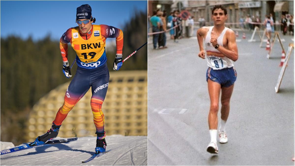 El esquiador Jaume Pueyo y su tío, Ricard Pueyo