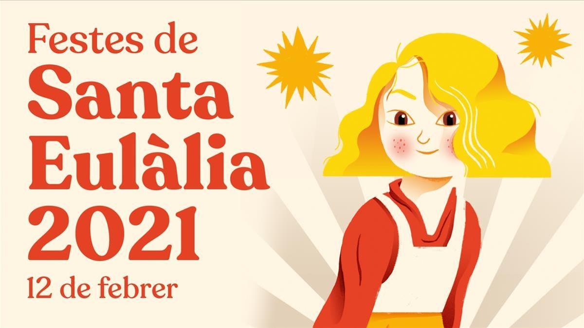 Cartel de las fiestas de Santa Eulàlia