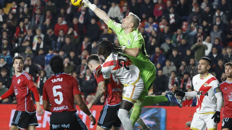 El Celta resiste las embestidas del Rayo y aguanta el empate a cero en Vallecas