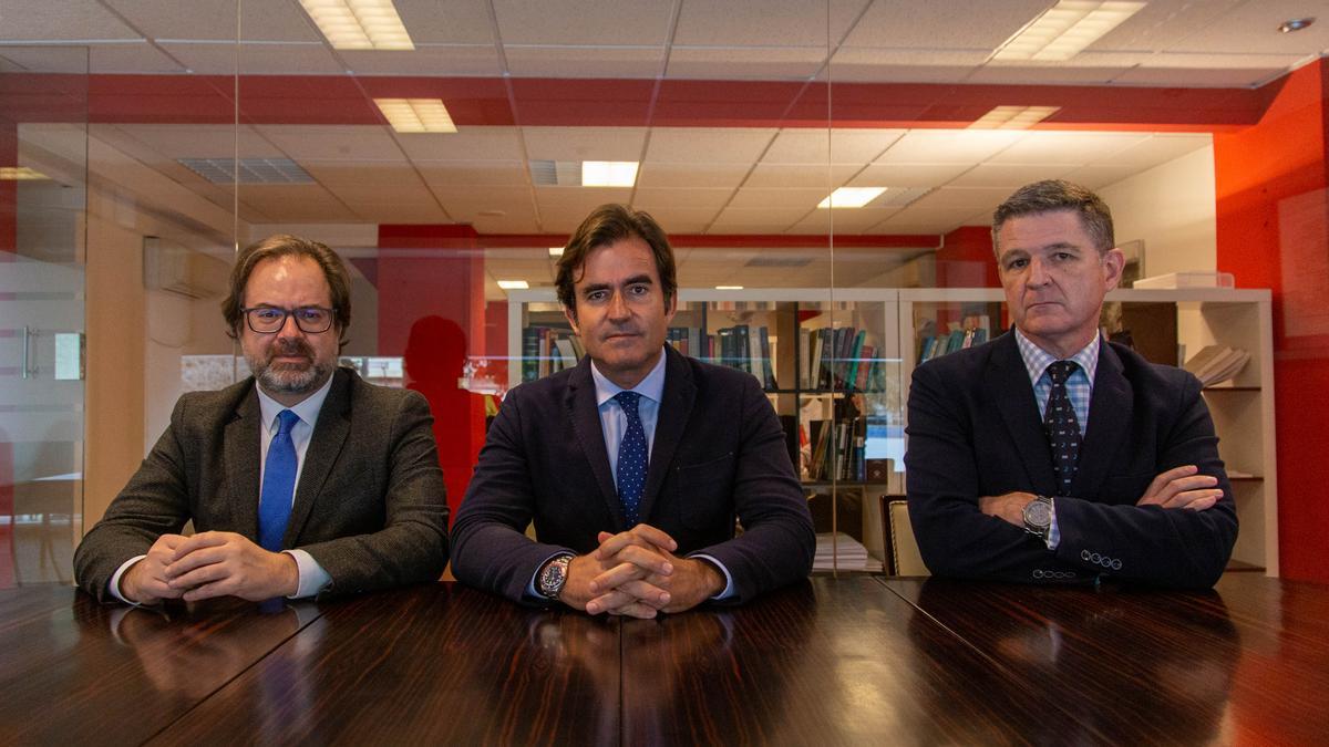 Luis Francisco Pérez, Miguel López y Javier Sanz de Acedo.