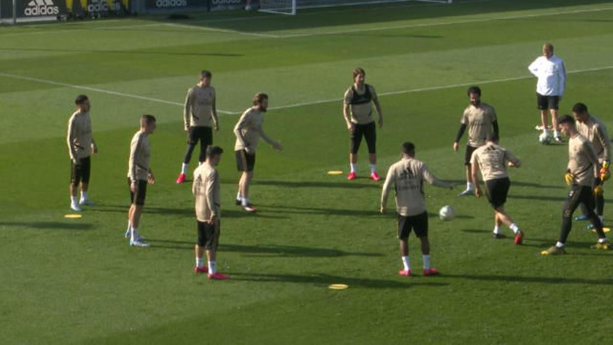 El Real Madrid ya prepara el partido ante el Celta