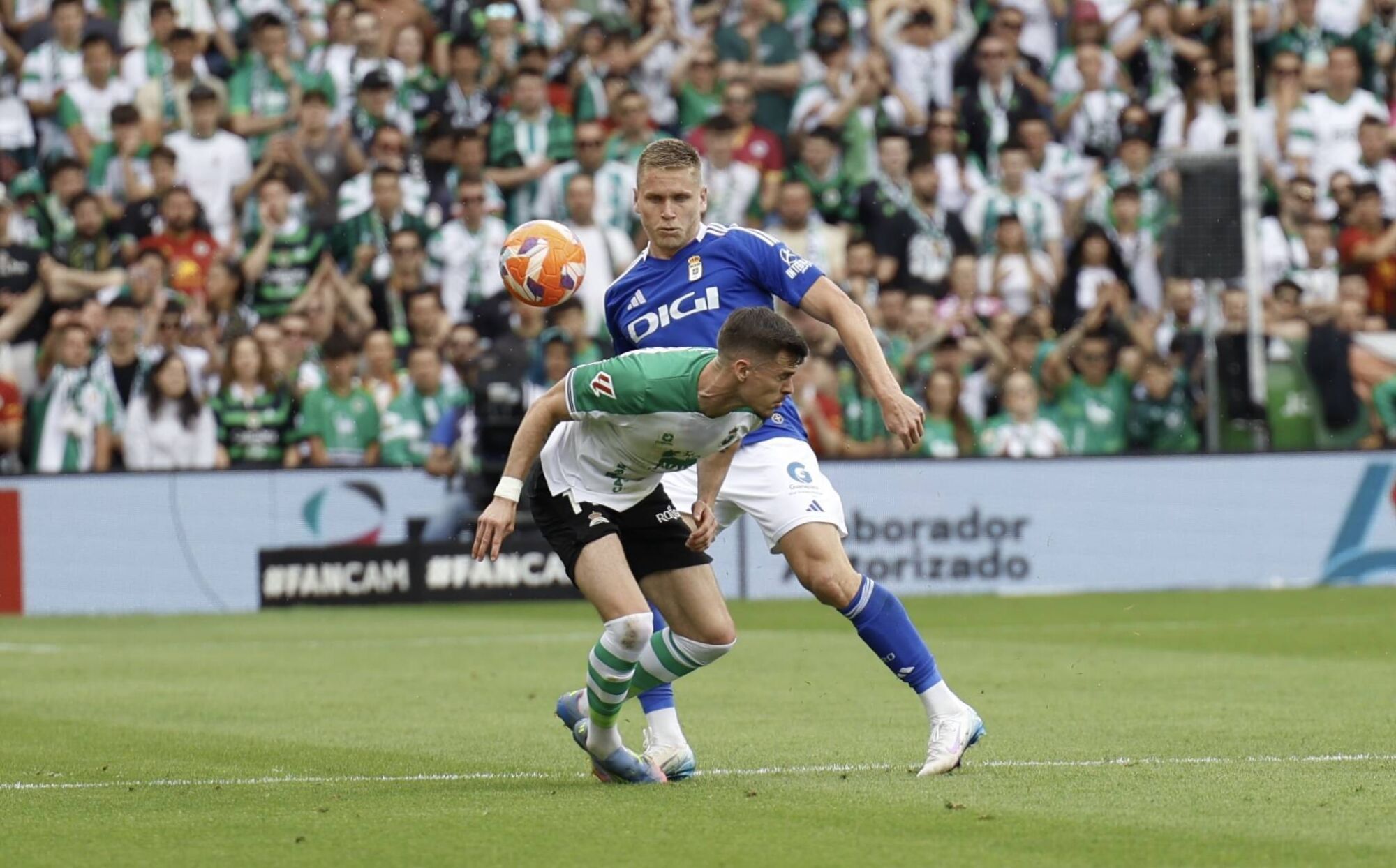 Así fue el partido entre el Real Oviedo y el Racing de Santander
