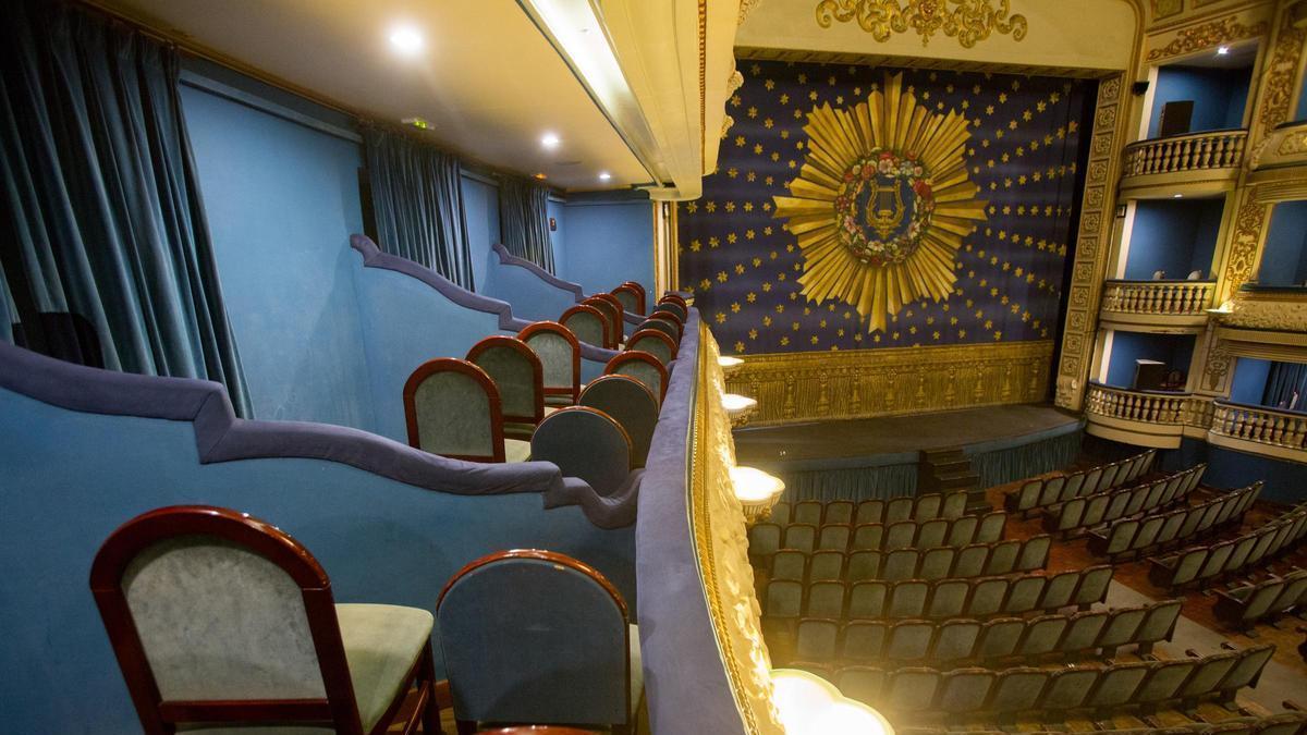 Imagen del interior del Teatro Principal de Alicante.