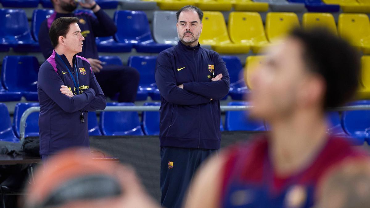 Xavi Pascual, junto a Íñigo Zorzano