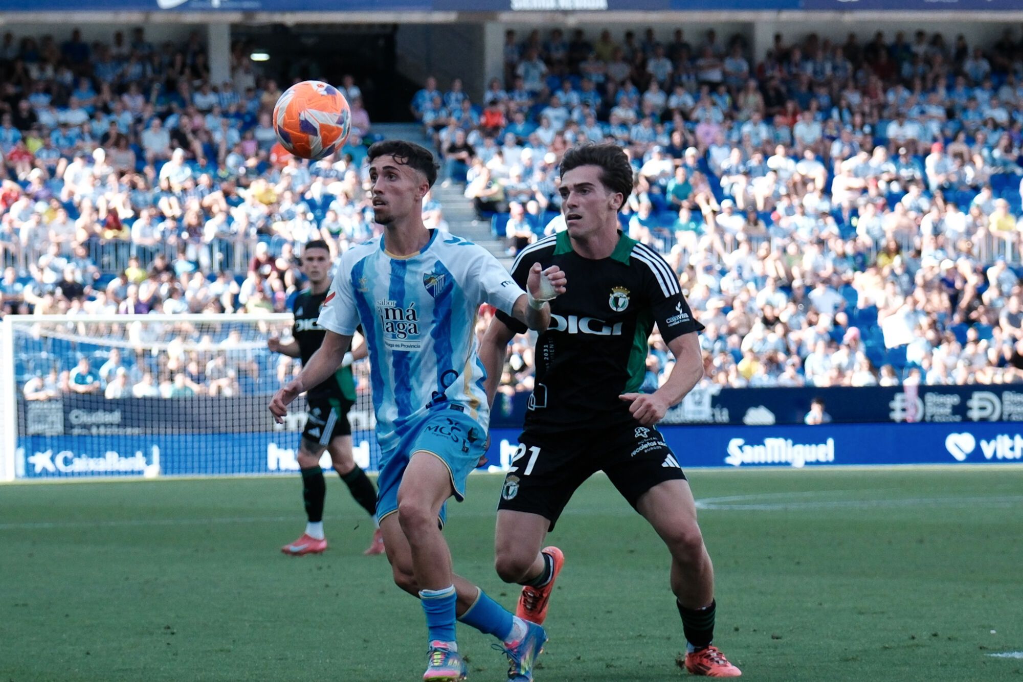 Málaga CF - Burgos CF. Jornada 42, Liga Hypermotion