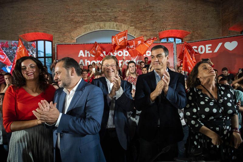 Mitin de Pedro Sánchez en València