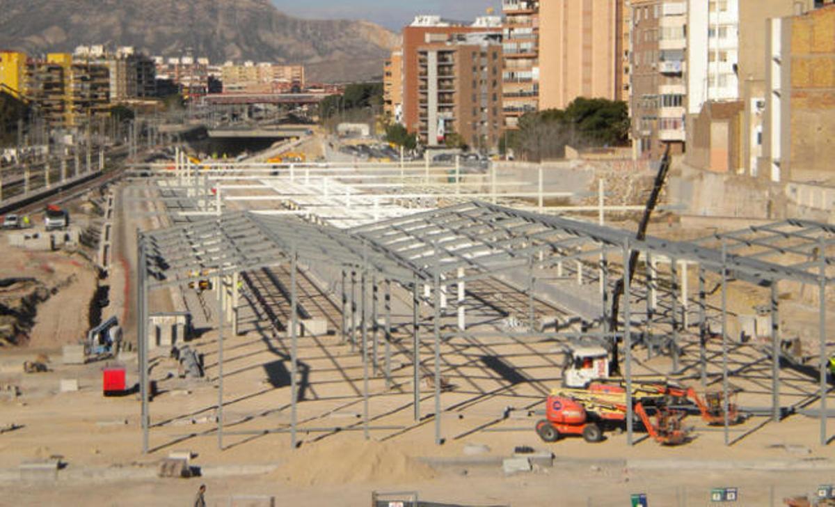 Imagen actual de los trabajos
