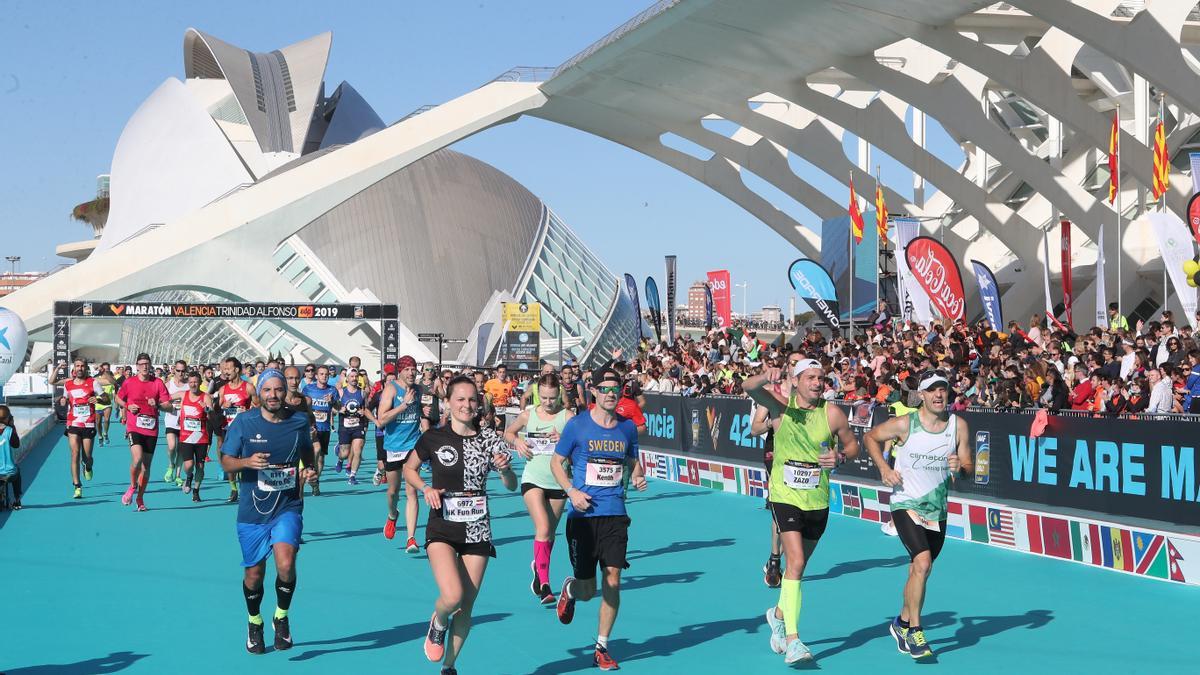 Meta del Maratón Valencia Trinidad Alfonso