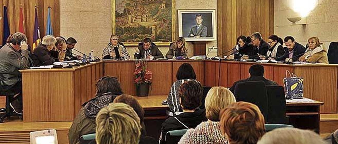 Los diferentes grupos políticos, reunidos en sesión plenaria durante esta legislatura.