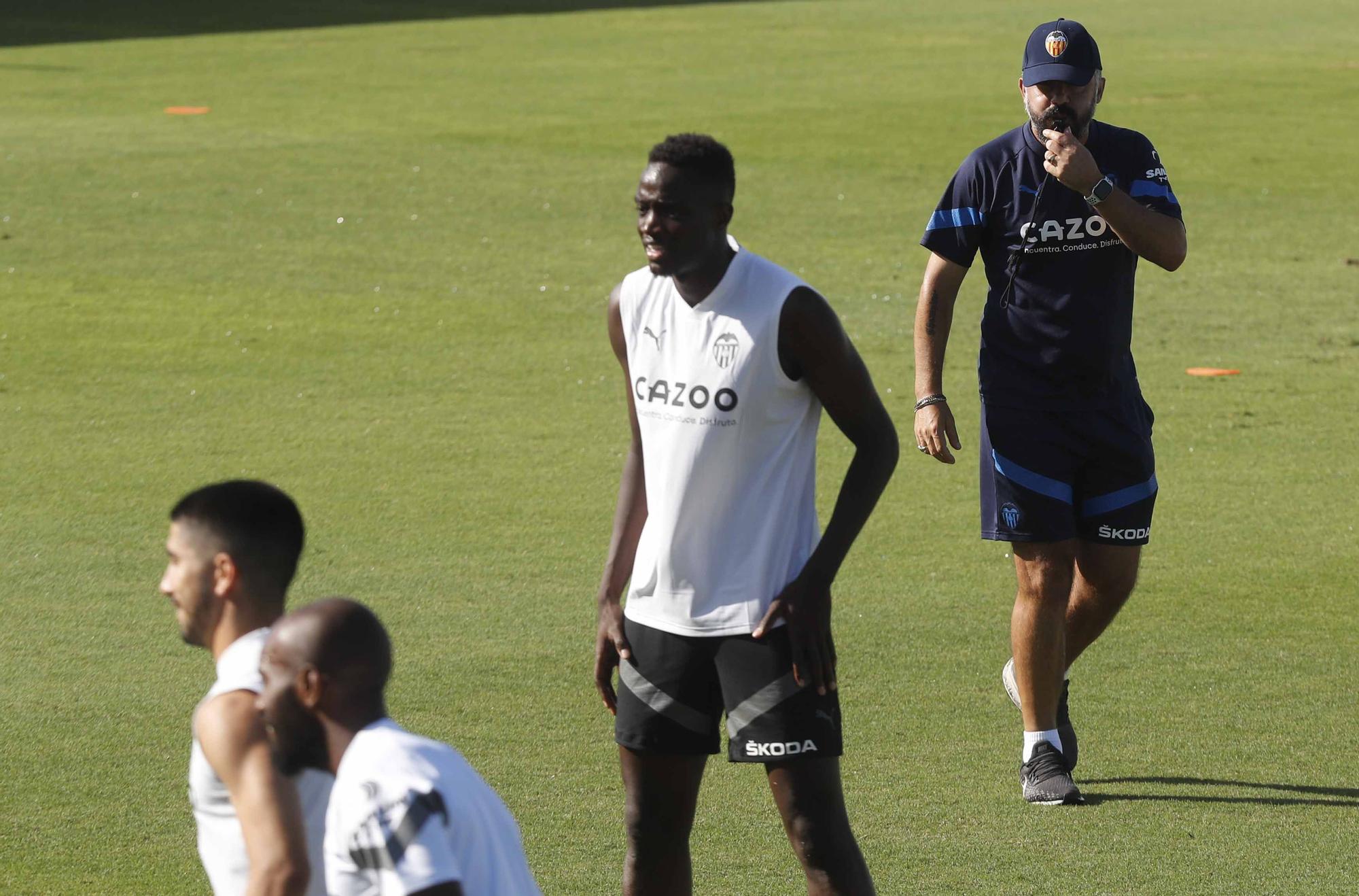 Entrenamiento previo a la segunda jornada de Laliga frente al Athletic de Bilbao