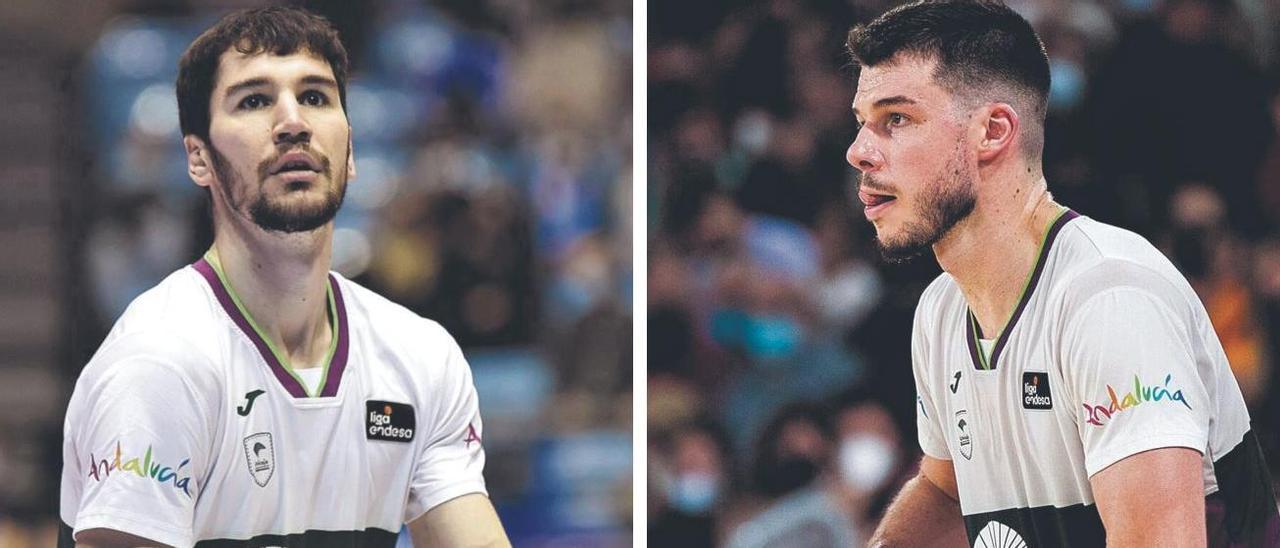 Darío Brizuela y Jonathan Barreiro, dos jugadores que podrían ver su protagonismo reducido ante las nuevas incorporaciones. | ACBMEDIA