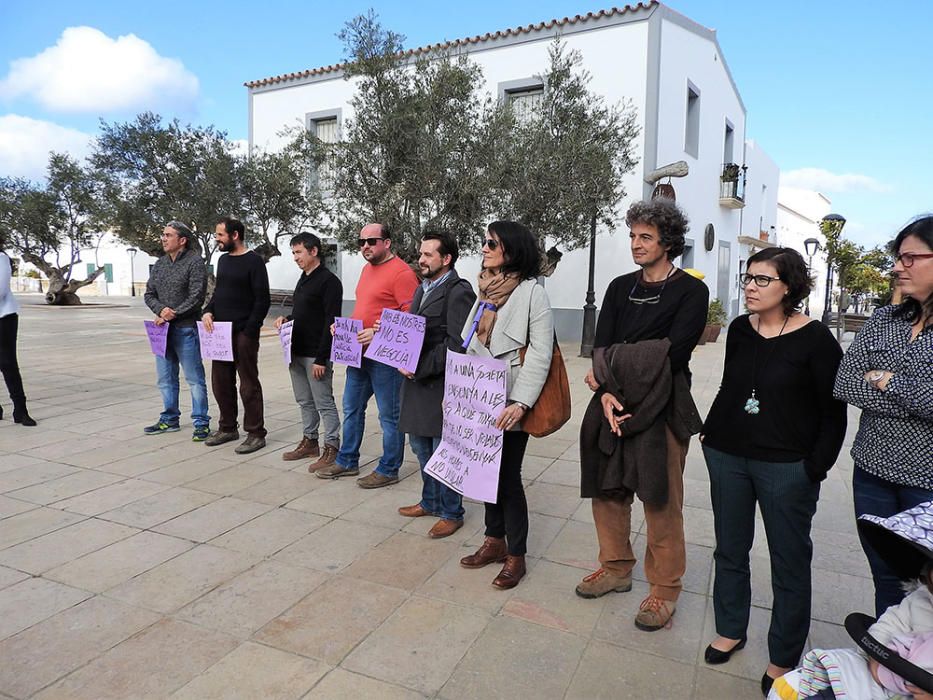 Manifestación en Formentera.