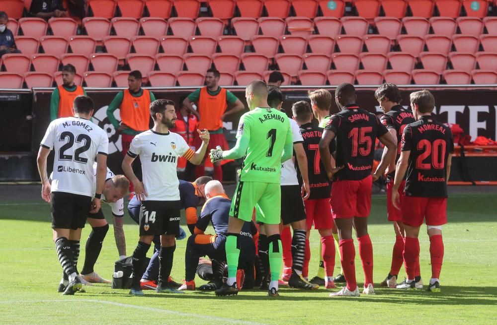 Valencia CF - Real Sociedad, en imágenes