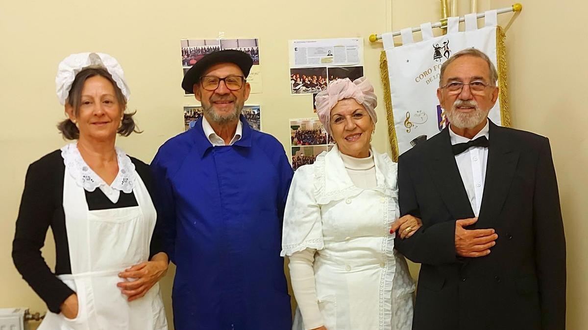 Actores de El quinto pino que interpretará la obra teatral 'El nuevo servidor' en Ámbito Cultural de Badajoz.