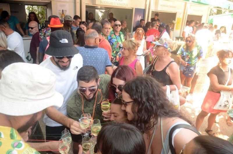 El paseo de A Calzada fue el epicentro de la fiesta desde el pasado miércoles, cuando abrieron sus puertas. En ellas participaron un total de 44 bodegas de la DO Rías Baixas.