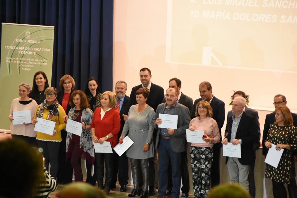 Homenaje a los profesores jubilados en Málaga.