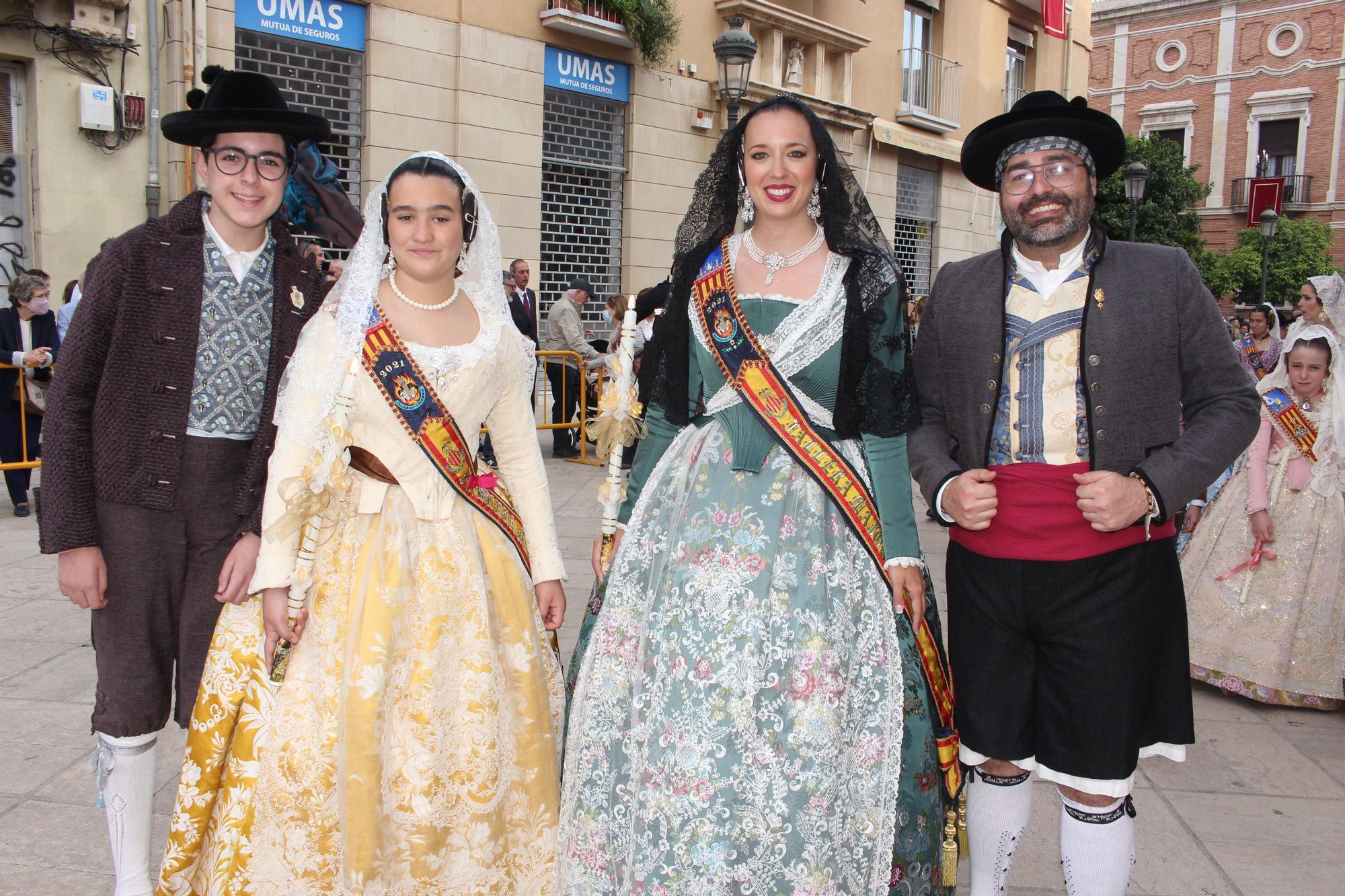 La fuerza de las Fallas en la Procesión de la Virgen (III)