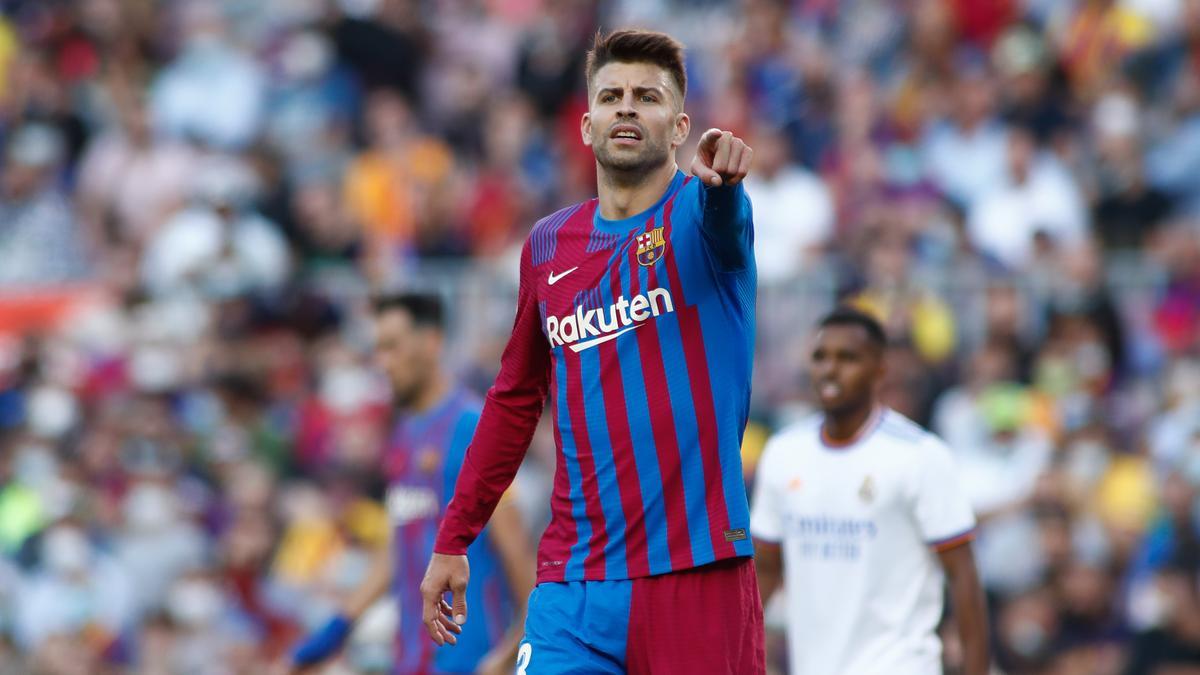 El defensa del FC Barcelona, Gerard Piqué.